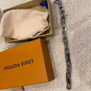 Louis Vuitton Metallic Chain Bracelet
